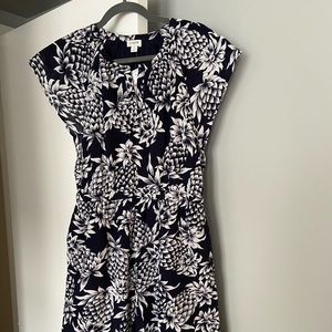 Sleeveless Pineapple Crinkle Dress